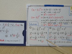 When x-(1÷x)=2, find the value of [1] and [2].[JapanMath](job)