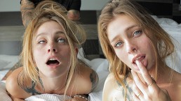 ЕЕ КУЛЬМИНАЦИЯ УДИВИТЕЛЬНА - У сумасшедшей Blonde оргазмы закатывают глаза