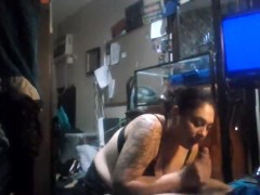 begging to eat my dick up before her man comes