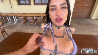 I Find A Beautiful Fit Girl On The Beach And Fuck Her Tight Pussy - Tabatha Lust & Valentino Roca