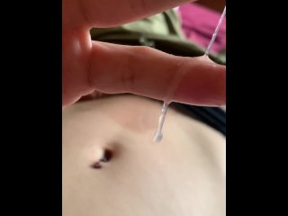 Trans Cutie Eats Her Cum