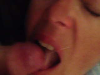 Wank and Cum in Step Mom MILFS Mouth