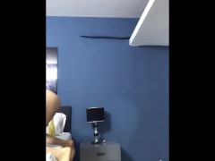 My neighbor makes a horny video undressing and sends it to me.