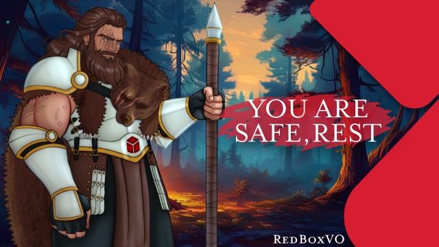 The Bear Knight Keeps You Safe By The Fire (Big Dick and Finger Fuck)