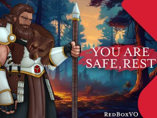 The Bear Knight Keeps You Safe By The Fire (Big Dick and Finger Fuck)
