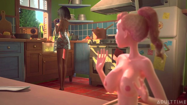 3DGSPOT Tiny Trans Fucks With Giant Busty Trans 3D CARTOON PORN - Gogo Anime
