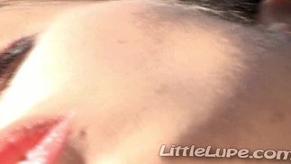 Little Lupe Rubbing and Fingering Outdoor