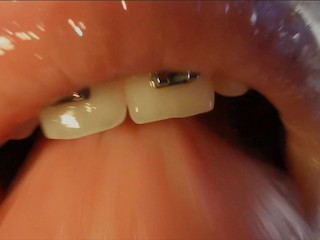 Asmr облизывание 👅🥵💋 линз