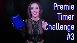 PREMIE LOSER TIMER CHALLENGE #3 - Preview - Prejac Premature Ejaculator Humiliation, Femdom POV
