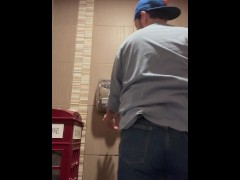 Construction worker in tight jeans and tight underwear