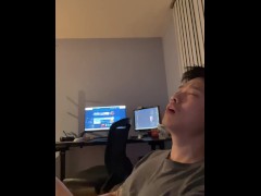 Ur Pretty Asian BF Misses You And Sends You A Cumming Video