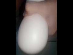 Flesh Light vs Big Dick, Lubricant been used