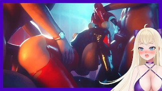 все дыры заполнены - Harley gangbang
