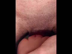 Frotting with my rubber dicks, then cumming all over them (4k)