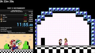 Speedrun porn video – SMB3 NWW PB 11:55 1 Hand