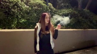 Italian Milf Artemisia Love Late Night Solo Smoking Session Fetish OF@ArtemisiaLove101