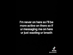 Don’t message me on here
