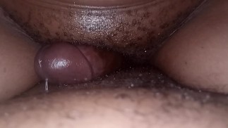 TEASING AND RUBBING HIS DICK ON MY PUSSY UNTIL I  SEE HIS PRECUM