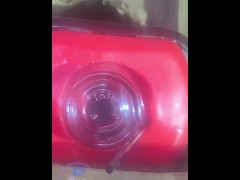 Cock Block In A Box Straight Edge Coconut Oil Shot Glass Intimaly Tserica Surprise Dangling Shorties