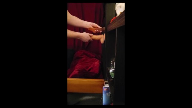 Bent Over Dildo Double Penetration