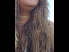 Wolf Girl Marks Her Territory by the Lake! - Screenshot 13 of 16 - Girls Peeing
