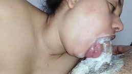 ASMR Creampie, POV Blowjob, POV Creampie, Schlampenfrau Der beste Blowjob im Porno Cremig 🍌🥛😋💦🤤🥛🥛😈