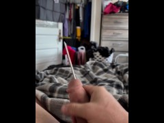Big Cock Stroking and Sounding