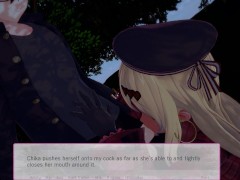 Chika Giving Blowjob in Public - CHIKA SCENES - LESSONS OF LOVE - PART - 8