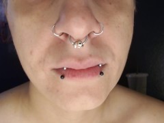 Abby and Anna Mouth Tongue Teeth Lips Closeup