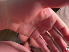 Christmas alone with StepMom part 5. POV creampie in Step mom. Cheating on the kitchen.