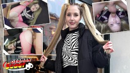 НЕМЕЦКИЙ РАЗВЕДЧИК - Кастинг анального секса с большим членом для девушки с косичками Crystal White в Berlin