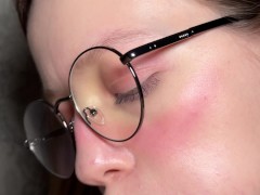 CLOSE UP SLOPPY BLOWJOB TO ORGASM