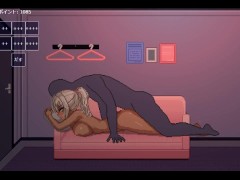 【H GAME】ハメ活♡Hドットアニメーション④ 黒ギャル エロアニメ