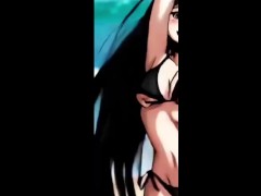 Hot anime chicks dancing