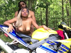 Nina Rivera jumps off the back of my bike and gets me all Rev'd Up again