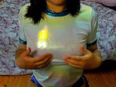 パツパツブルマで触り方を解説しながら乳首オナニー。 - Screenshot 2 of 16 - チクニー