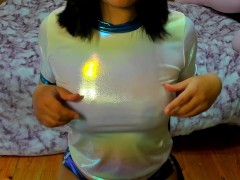 パツパツブルマで触り方を解説しながら乳首オナニー。 - Screenshot 3 of 16 - 乳首オナニー