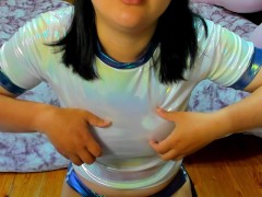 パツパツブルマで触り方を解説しながら乳首オナニー。 - Screenshot 9 of 16 - 乳首イキ