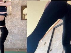 【モザイク無し】筋トレ女子、筋トレしたあとは全裸でモザイク無しヨガにチャレンジ！でも少しモザイクかけないとダメだったw - Screenshot 5 of 16 - ヨガインストラクター