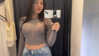 Transparent Top Try-On Haul: Sheer Styles That Show It All