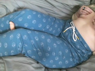 Playing with my Boobs while Teasing a Dildo