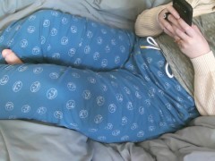 [no audio] dildo between my legs. tags: fetish, solo, bored, tease