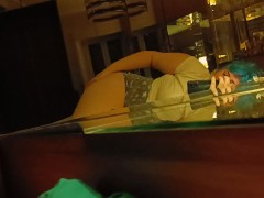 Bouncing ass, waiting for you cum on me pls