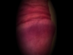 My friends wife got cough peaking thru the keyhole looking at me showing off my Big Dick to her