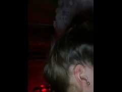 Her tight ass swallows my cock