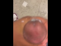 College student taking a break to jerk off