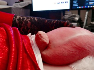 Массаж мягкими шариками - Лижи мое мясо, секс-рабыня!