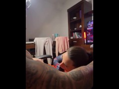 The Best BLOWJOB🔥 While My STEPBRO Plays PS5🎮 - Screenshot 15 of 16 - Best Blowjob