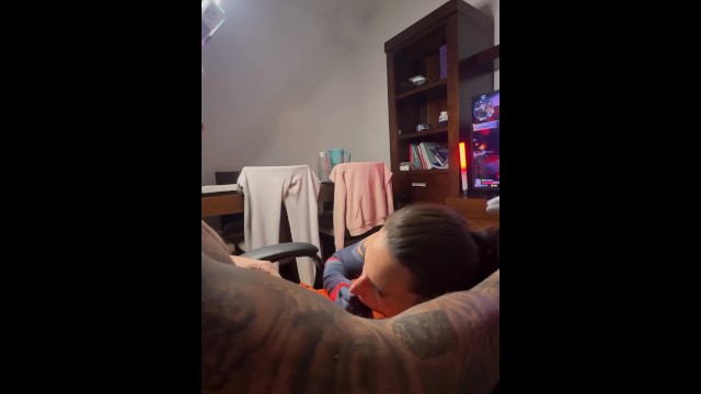 Лучший МИНЕТ,🔥 пока мой сводный брат играет в PS5🎮