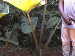 ALMOST CAUGHT BY PEOPLE WANKING OUTSIDE